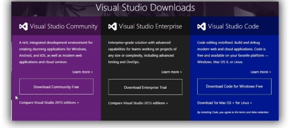 Visual Studio 2015 Download For Mac